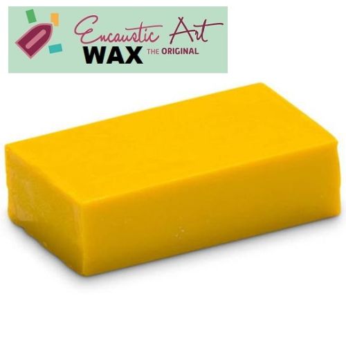 Encaustic WAX - Блокче цветен восък за Енкаустика № 44 MIDDLE YELLOW