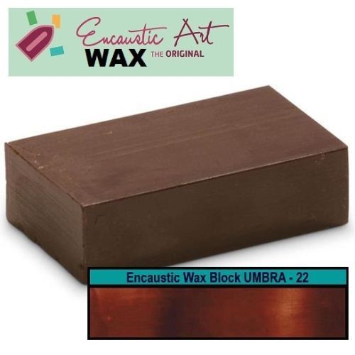 Encaustic WAX - Блокче цветен восък за Енкаустика № 22 UMBER