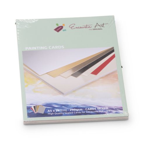 Encaustic Cards - Комплект 24 бр. картички за енкаустика А5 MIXED