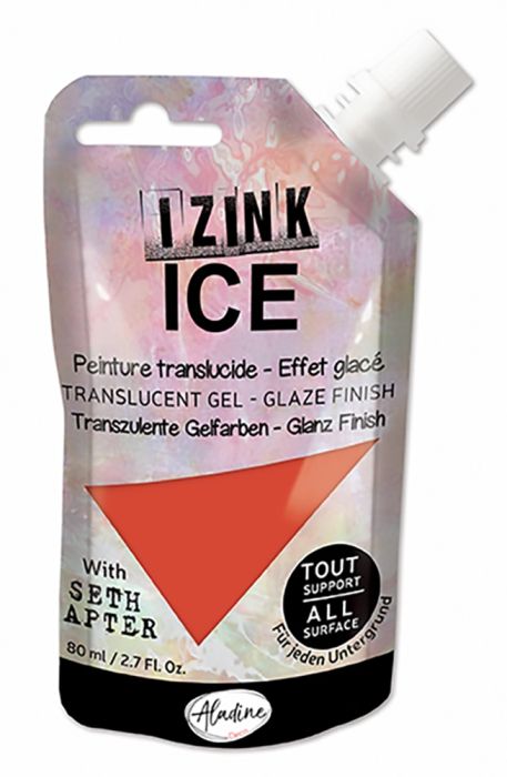 IZINK ICE - Translucent Gel, 80ml - Гелообразна боя с гланцов ефект - ICED TEA