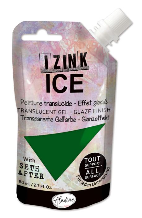 IZINK ICE - Translucent Gel, 80ml - Гелообразна боя с гланцов ефект - FROZEN PEAS