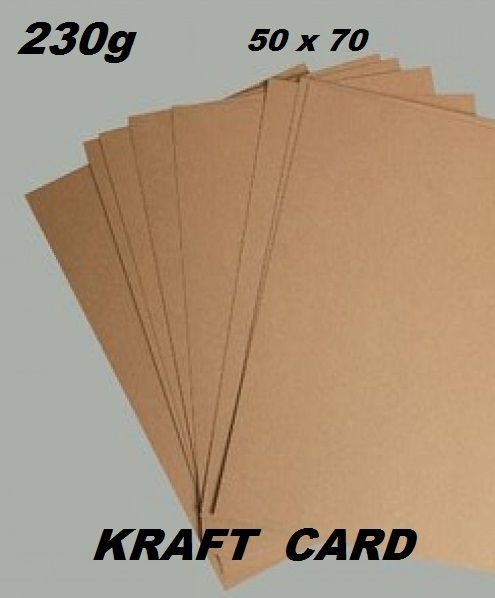 KRAFT KARTON 230g - Крафт картон 230 гр / 50x70