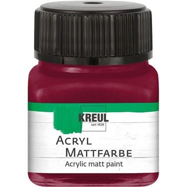 KREUL Acrylic matt paint 20 ml - Wine Red