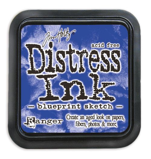 NEW Distress ink pad by Tim Holtz - Тампон, "Дистрес" техника - Blueprint Sketch