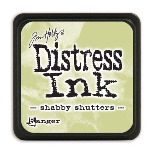 NEW MINI Distress ink pad by Tim Holtz - Тампон, "Дистрес" техника - Shabby shutters