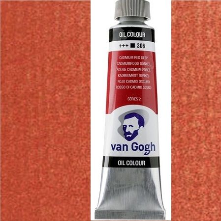 Van GOGH Oil - Маслена боя 40мл II серия - Кадмий червена тъмна / 306