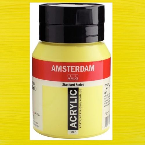 AMSTERDAM ACRYLIC 500ml - Акрилна боя за живопис - Yellow lemon 267