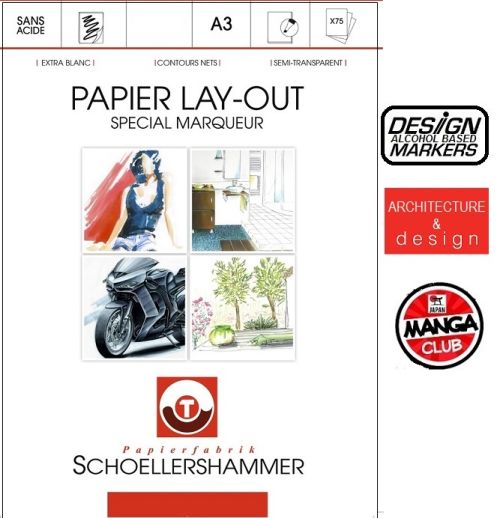 SCHOELLERSHAMMER MARKER PAD A3 75 pages