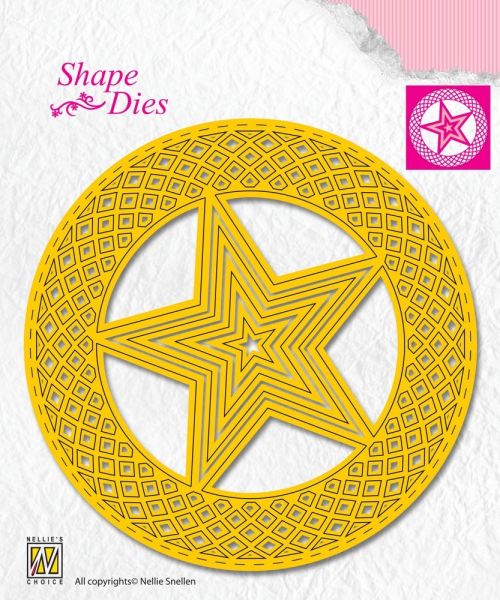 SHAPE STARS Nellie Snellen -Орнаментни щанци за рязане и релеф 