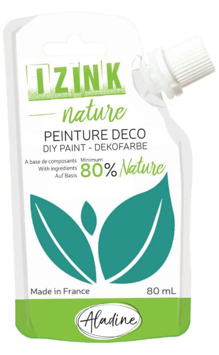 Izink Natural Deco Paint - Универсална боя  80мл - Turquoise