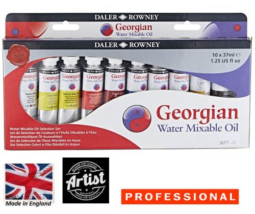 GEORGIAN H2OIL WATER MIXABLE OIL SET DALER-ROWNEY 