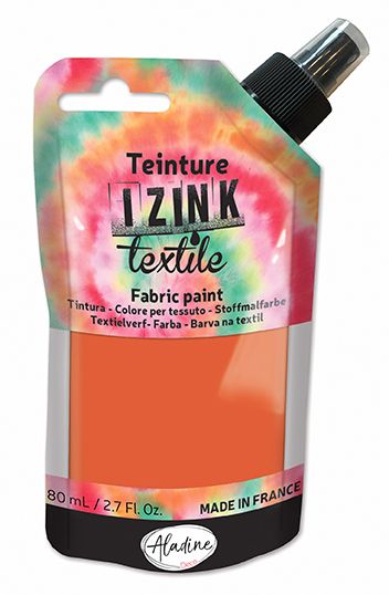 IZINK TEXTILE DYE, Made in France - Пигментна боя на Спрей за Батика върху текстил, 80 мл. - Henne