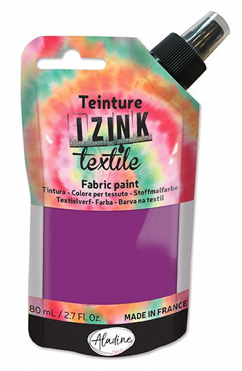 IZINK TEXTILE DYE, Made in France - Пигментна боя на Спрей за Батика върху текстил, 80 мл. - Cinabre