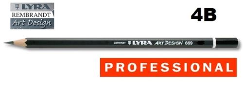 LYRA REMBRANDT ART DESIGN - Дизайнерски графитен молив 4B