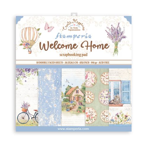 STAMPERIA, Create Happiness Welcome Home, Paper Pack
