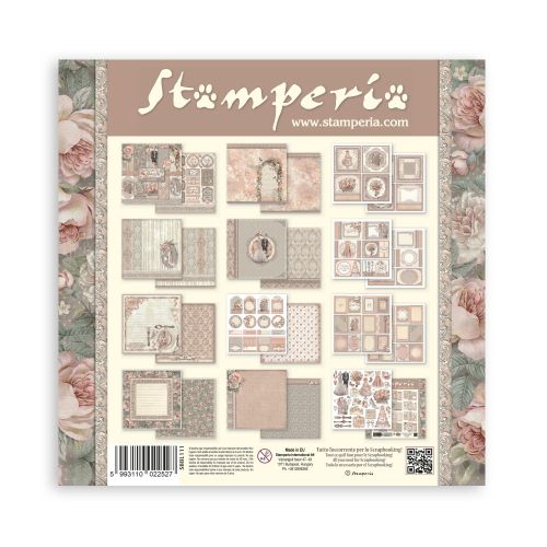 SCRAPBOOKING PAD 10 SHEETS CM 30,5X30,5 (12"X12") - YOU AND ME