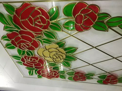 RL,UK - Оловна лента, лепяща полукръгла за Витражи и стъклопис , 4.5 мм/ 5 м. - Злато-месинг мат