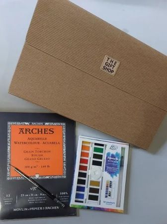 The French Watercolourist – Френски акварелен комплект Arches и Акварел Nomade