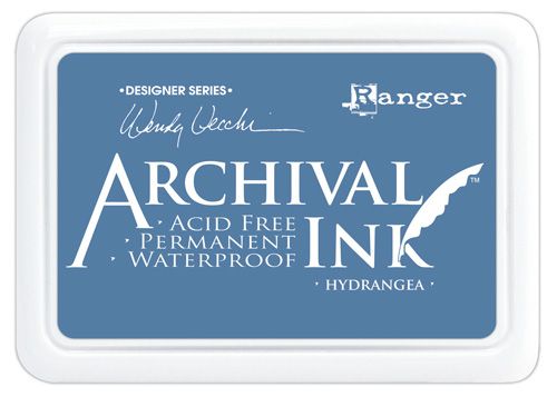 ARCHIVAL INK PAD, USA - Tампон с архивно перманентно мастило, Hydrangea