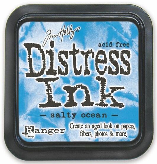 Distress ink pad by Tim Holtz - Тампон, "Дистрес" техника - Salty Ocean