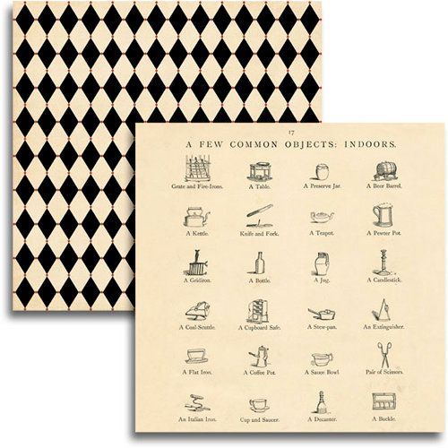 JENNI BOWLIN USA # HAVEN - Дизайнерски скрапбукинг картон 30,5 х 30,5 см.