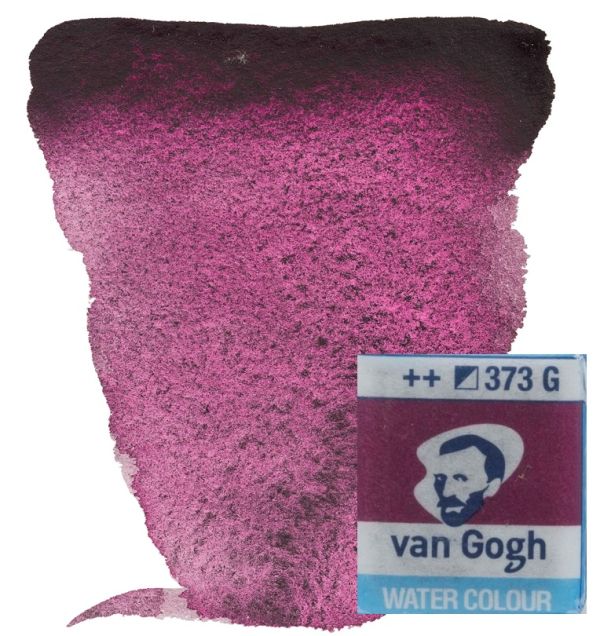 VAN GOGH WATERCOLOUR PAN - Екстра фин акварел `кубче` # Dusk Pink 373 G
