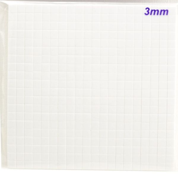 Creative • 3D Foam squares 5x5mm "3mm" - 3Д двойно лепящи квадратчета