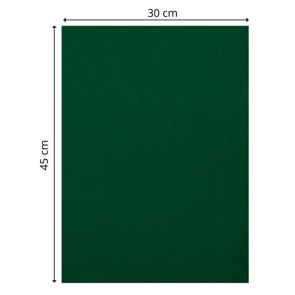 CREATIVE, Designer Felt - Дизайнерски филц 3,5мм  30 x 45 см. - Dark green