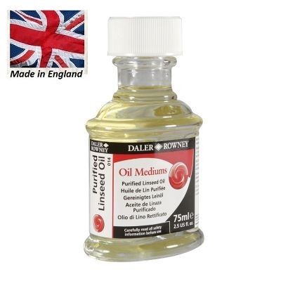 DALER ROWNEY PURIFIED LINSEED OIL - 75ml