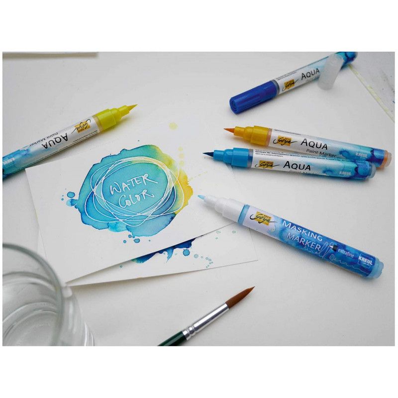 MASKING marker MEDIUM - Маскиращ маркер GOYA за акварел MASKING marker ...