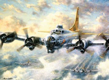 R&L,USA A3- # Flying Fortress  - Рисуване по номера * PAL21