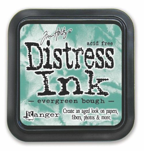 Distress ink pad by Tim Holtz - Тампон, "Дистрес" техника - Evergreen Bough