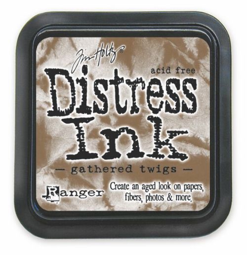 Distress ink pad by Tim Holtz - Тампон, "Дистрес" техника - Gathered Twigs