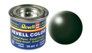 Емайл боя Revell - копринено тъмно зелено 363