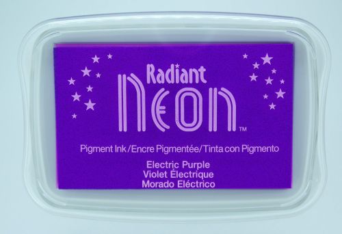 Radiant NEON "electric purple" - Тампон с неоново светлоустойчиво мастило