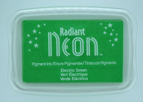 Radiant NEON "electric green" - Тампон с неоново светлоустойчиво мастило