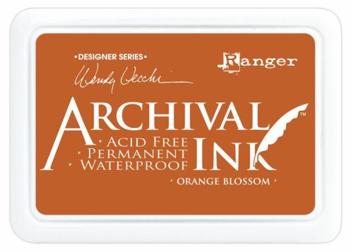ARCHIVAL INK PAD, USA - Tампон с архивно перманентно мастило, Orange Blossom