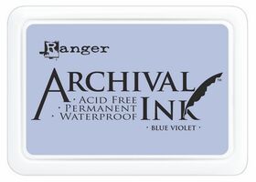 ARCHIVAL INK PAD, USA - Tампон с архивно перманентно мастило, Blue Violet