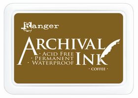 ARCHIVAL INK PAD, USA - Tампон с архивно перманентно мастило, Coffee