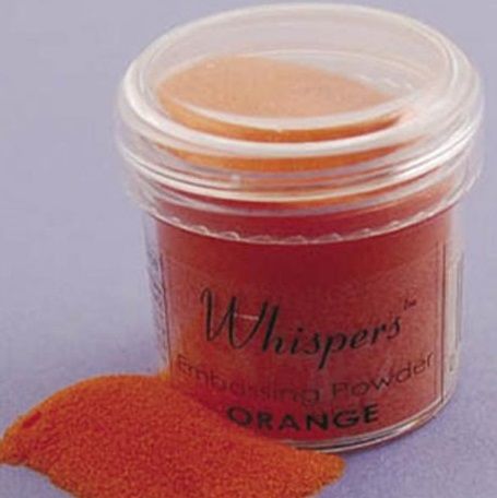 WHISPERS embossing powder - Пудра за топъл ембос ORANGE