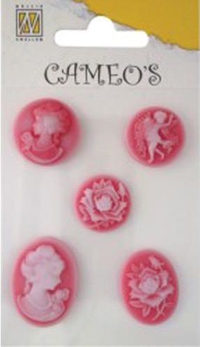 CAMEOS -  елементи от полимерна смола RED