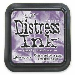 Distress ink pad by Tim Holtz - Тампон, "Дистрес" техника - Dusty concord