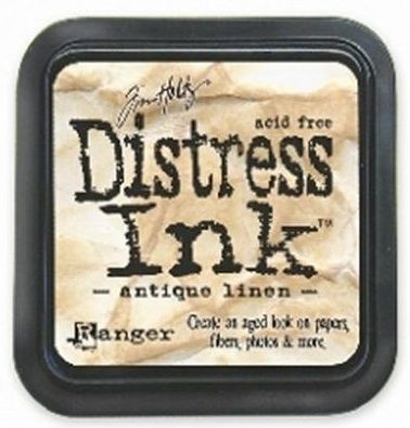 Distress ink pad by Tim Holtz - Тампон, "Дистрес" техника - Antique linen