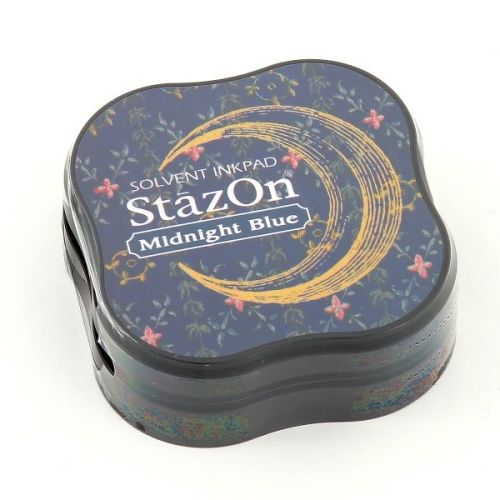 StazOn MIDI - Тампон за всякаква твърда или гланцирана повърхност - Midnight Blue