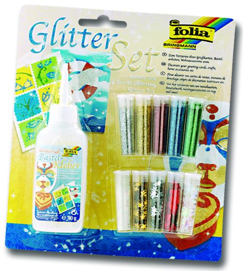 FOLIA GLITTER SET - Хоби Комплект за декорация №579  