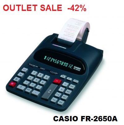CASIO FR-2650A - Счетоводен принтерен калкулатор
