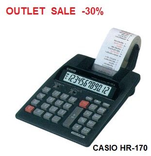 CASIO  HR-170 - Принтерен калкулатор