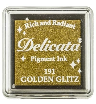 DELICATA Metallic "Golden Glitz" - Тампон с мастило "течно злато" 