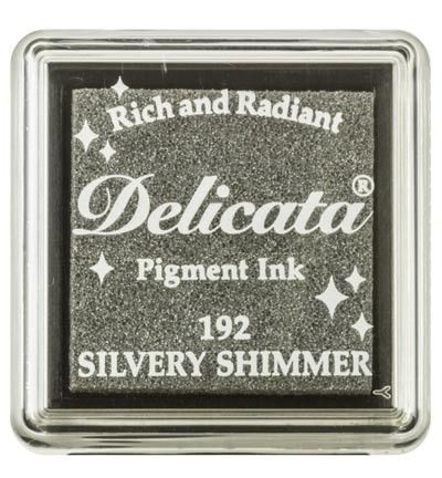 DELICATA Metallic "Silvery Shimmer" - Тампон с мастило "течно сребро" 