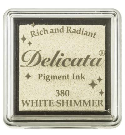 DELICATA Metallic "White shimmer" - Тампон с мастило "течен седеф" 